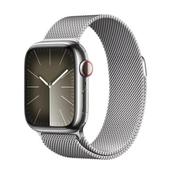 Apple Watch S9 LTE 41mm viền thép dây thép - Nhập Khẩu