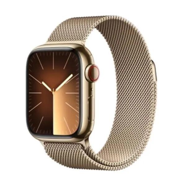 Apple Watch S9 LTE 45mm viền thép dây thép - Nhập Khẩu