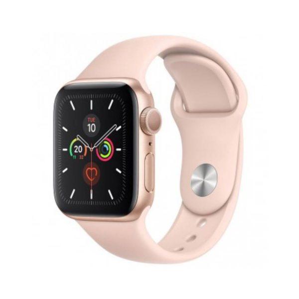 Apple Watch Series 5 Gold Aluminum Case with Sport Band 
