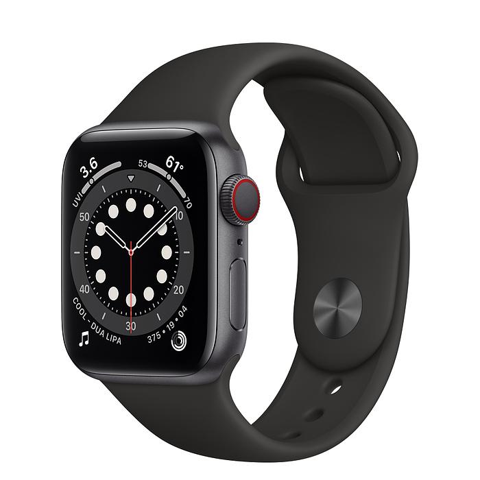 Apple Watch Series 6 Space Gray Aluminum Case with Sport Band (LTE)